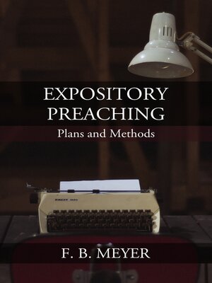 cover image of Expository Preaching